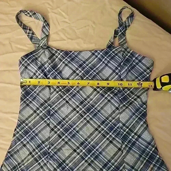 SHEIN | Blue plaid Dress | size XS - Picture 8 of 8
